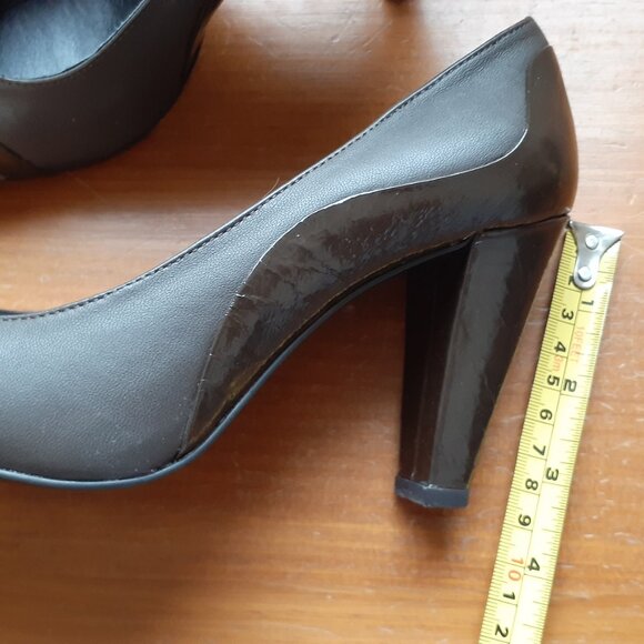 Chaussure talon 3pouces marron taille 5.5 - Picture 2 of 3